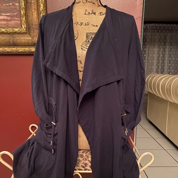 Super pretty dark blue jacket size S. 💙 By Michael Kors - Picture 1 of 6